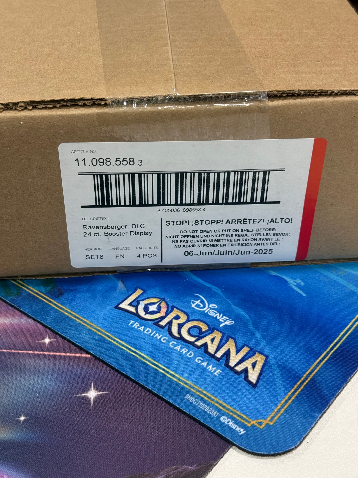 Lorcana: Reign of Jafar Booster Box Case of 4