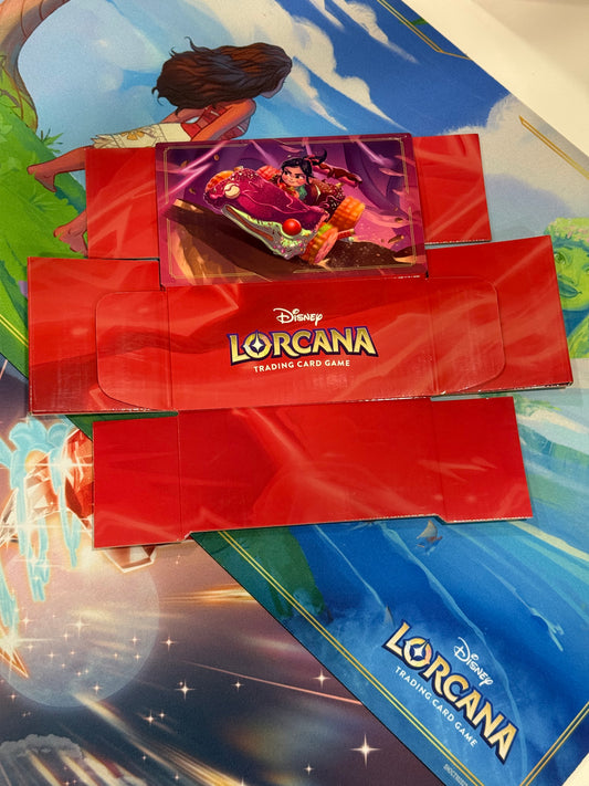 Disney Lorcana Reign of Jafar Deck Box - Vanelope League Promo