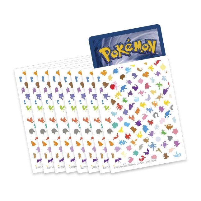 Picture of card sleeves in Pokemon Scarlet & Violet 151 Pokemon Center Elite Trainer Box