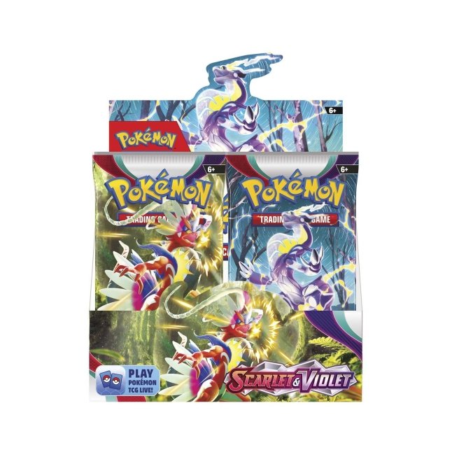 Picture of front of Pokemon Scarlet & Violet Booster Box