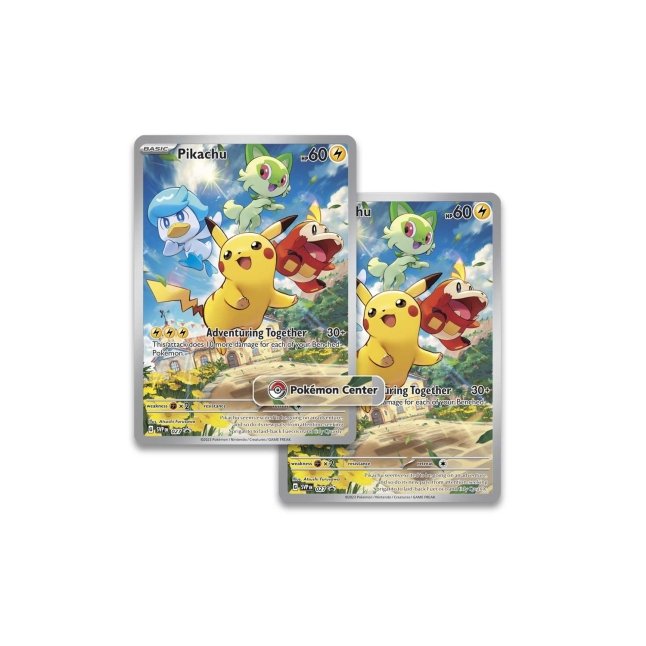 Picture of cards in Pokemon Scarlet & Violet Paldea Evolved Pokemon Center Elite Trainer Box