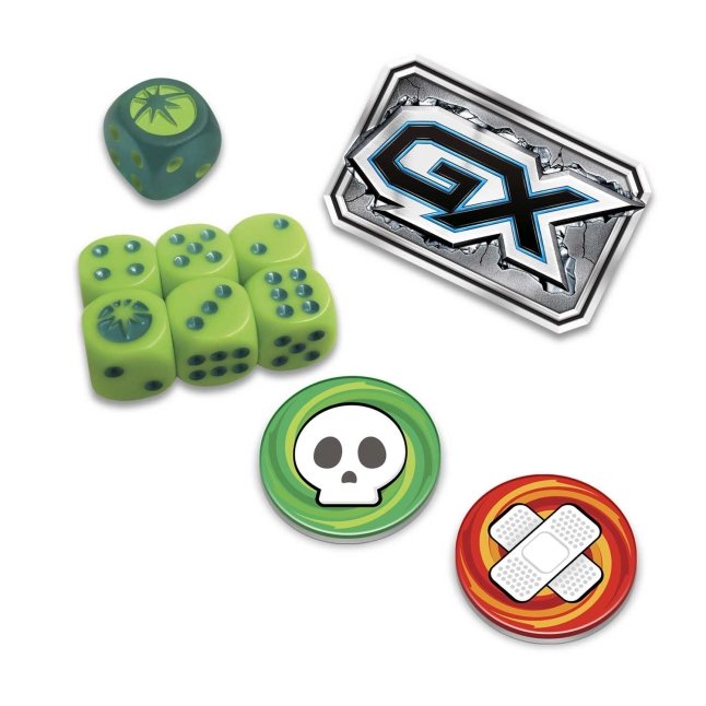 Picture of dice in Pokemon Sun & Moon Celestial Storm Elite Trainer Box