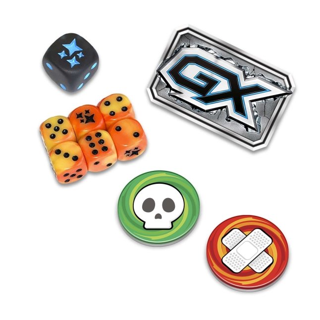 Picture of dice in Pokemon Sun & Moon Hidden Fates Elite Trainer Box