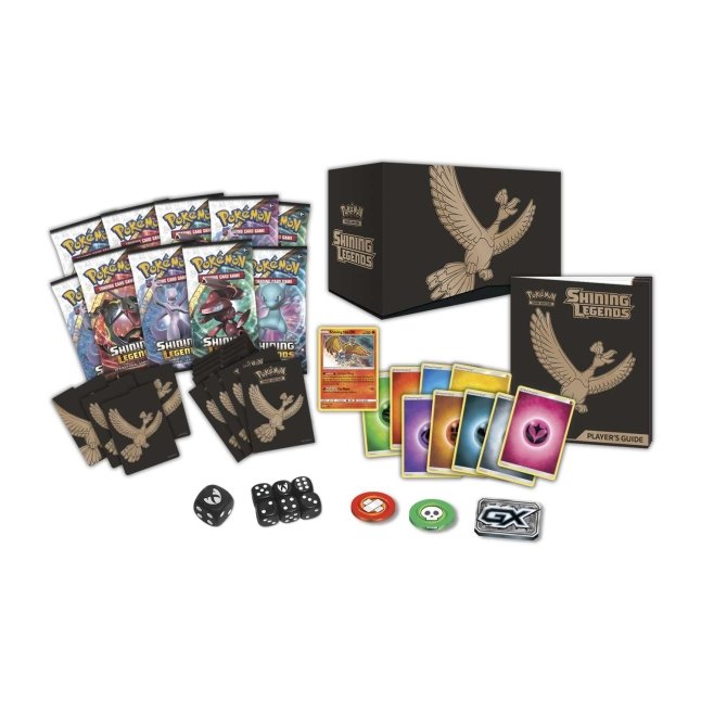 Picture of contents in Pokemon Sun & Moon Shining Legends Elite Trainer Box