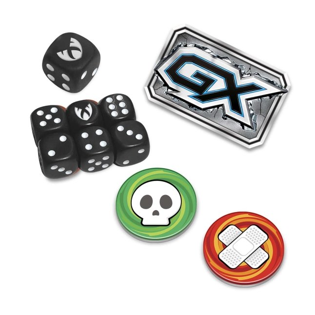 Picture of dice in Pokemon Sun & Moon Shining Legends Elite Trainer Box