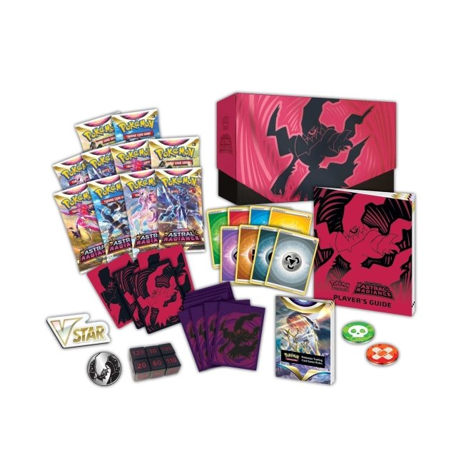 Picture of contents in Pokemon Sword & Shield Astral Radiance Pokemon Center Elite Trainer Box
