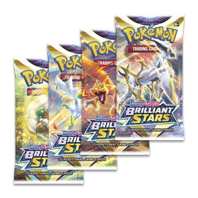 Picture of expansion packs in Pokemon Sword & Shield Brilliant Stars Booster Box
