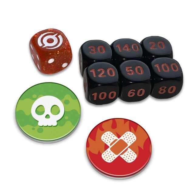 Picture of dice in Pokemon Sword & Shield Champion's Path Elite Trainer Box
