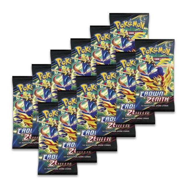 Picture of expansion packs in Pokemon Sword & Shield Crown Zenith Pokemon Center Elite Trainer Box
