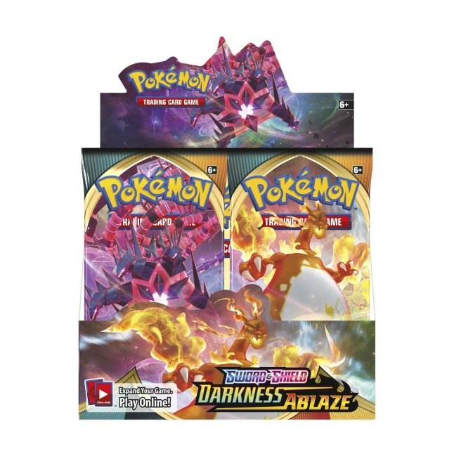 Picture of front of Pokemon Sword & Shield Darkness Ablaze Booster Box