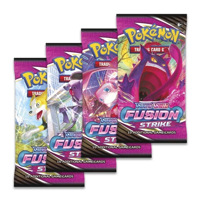 Picture of expansion packs in Pokemon Sword & Shield Fusion Strike Booster Box