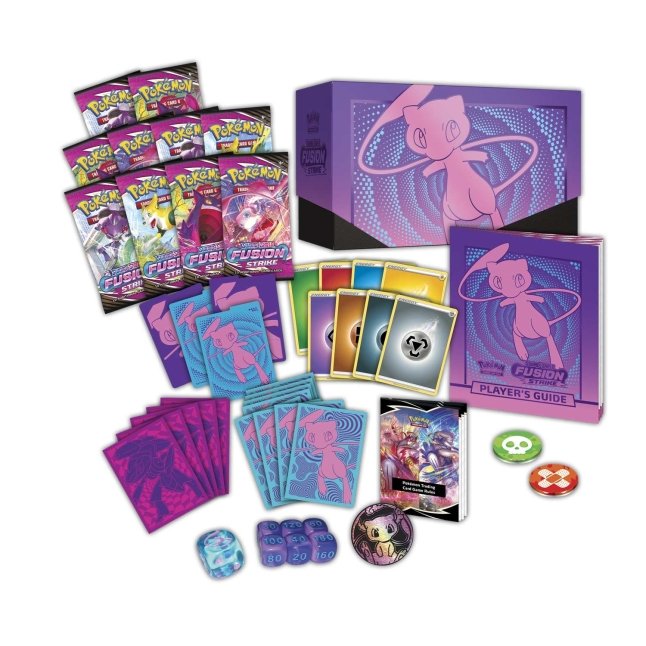 Picture of contents in Pokemon Sword & Shield Fusion Strike Pokemon Center Elite Trainer Box