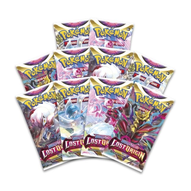 Picture of expansion packs in Pokemon Sword & Shield Lost Origin Pokemon Center Elite Trainer Box