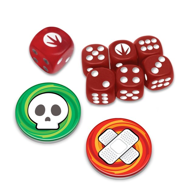 Picture of dice in Pokemon XY Breakpoint Elite Trainer Box