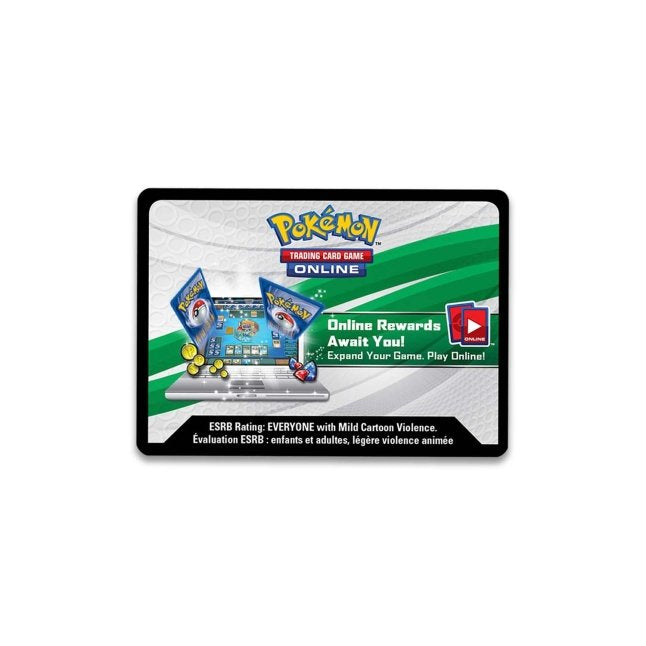 Picture of code card in Pokemon XY Fates Collide Elite Trainer Box