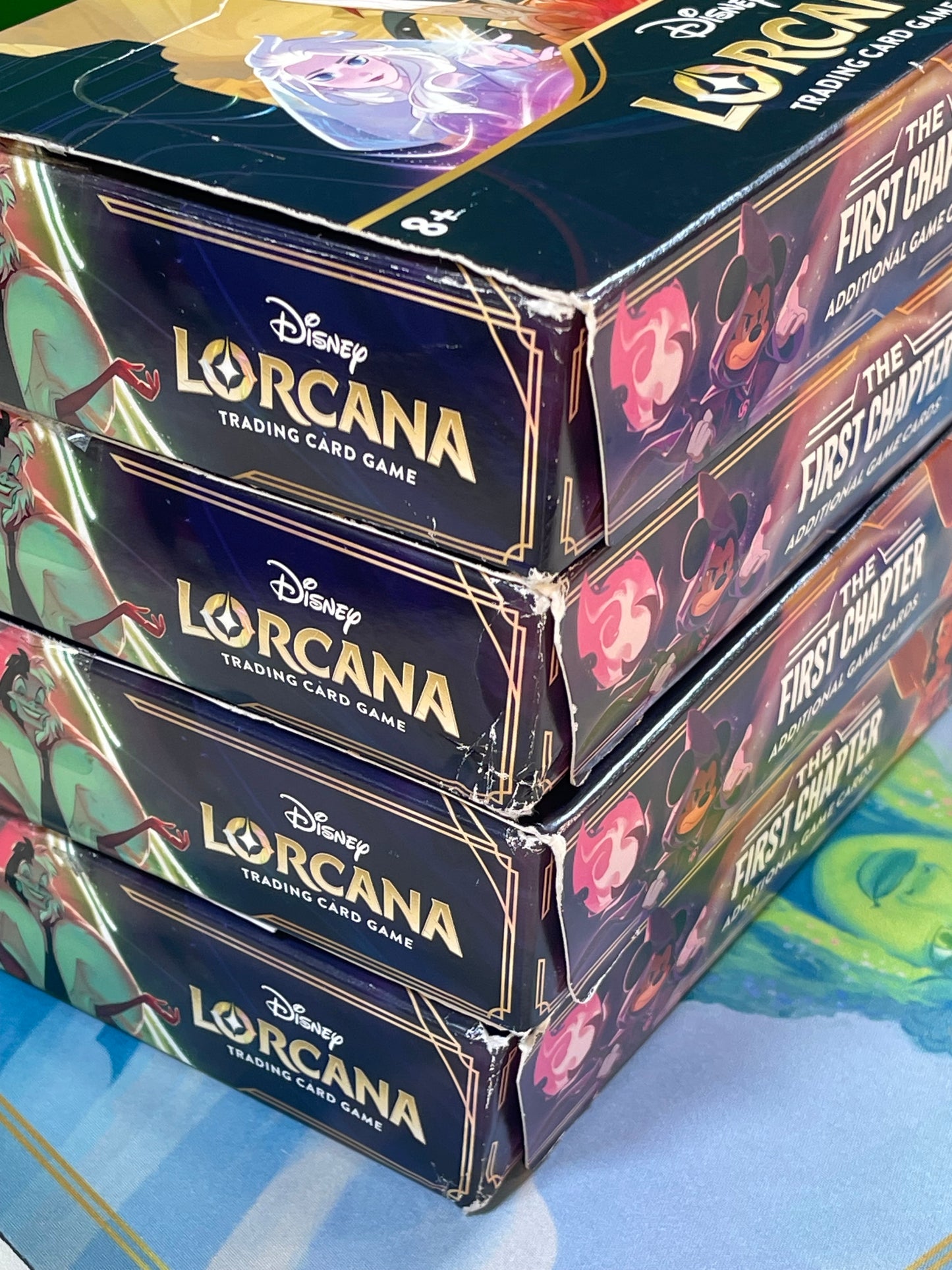 Disney Lorcana: The First Chapter Booster Box Lot of 4 New Sealed Boxes