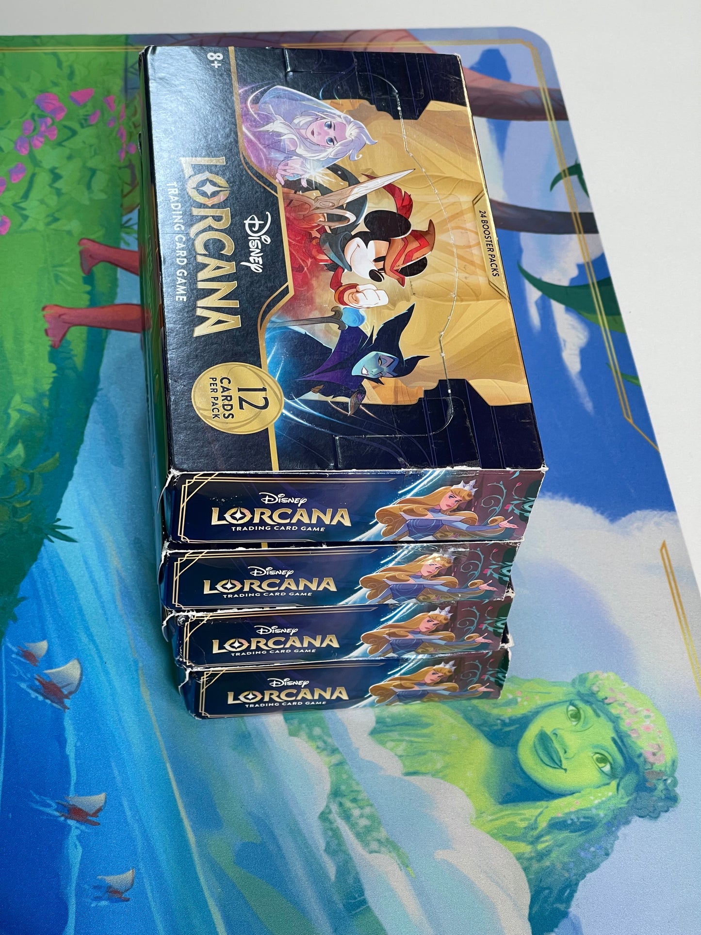 Disney Lorcana: The First Chapter Booster Box Lot of 4 New Sealed Boxes