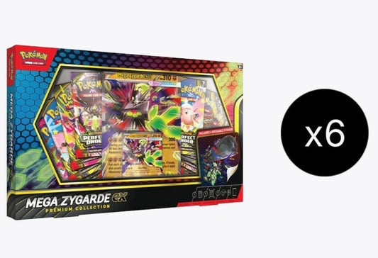 Pokemon Mega Zygarde ex Premium Collection Case of 6