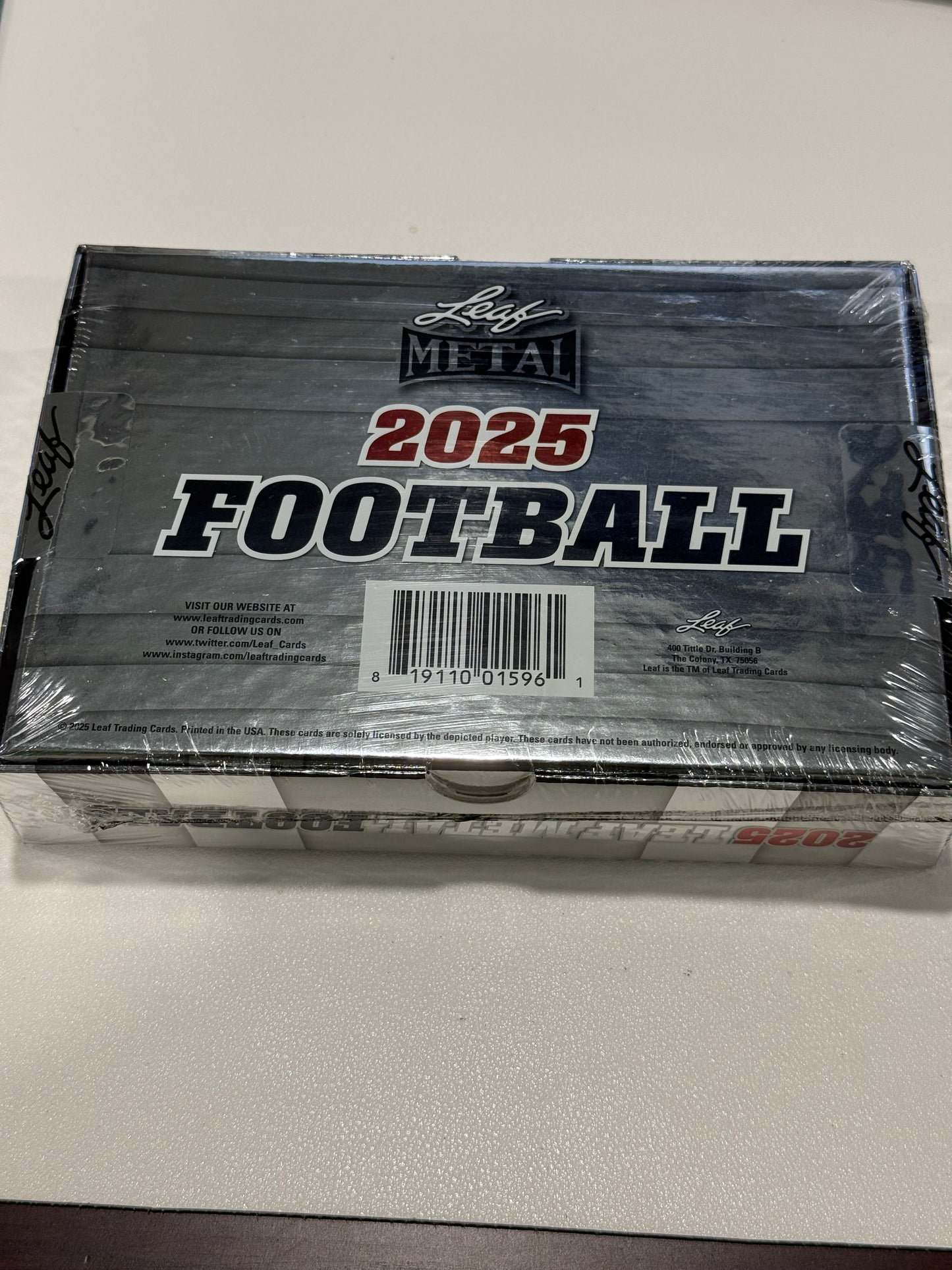 2025 Leaf Metal Football Hobby Box