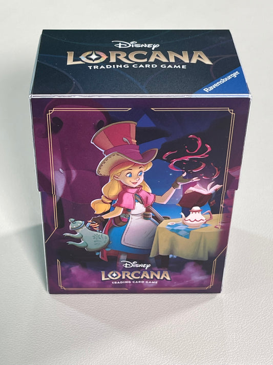 Disney Lorcana Deck Box - Alice Tea Chemist League Promo