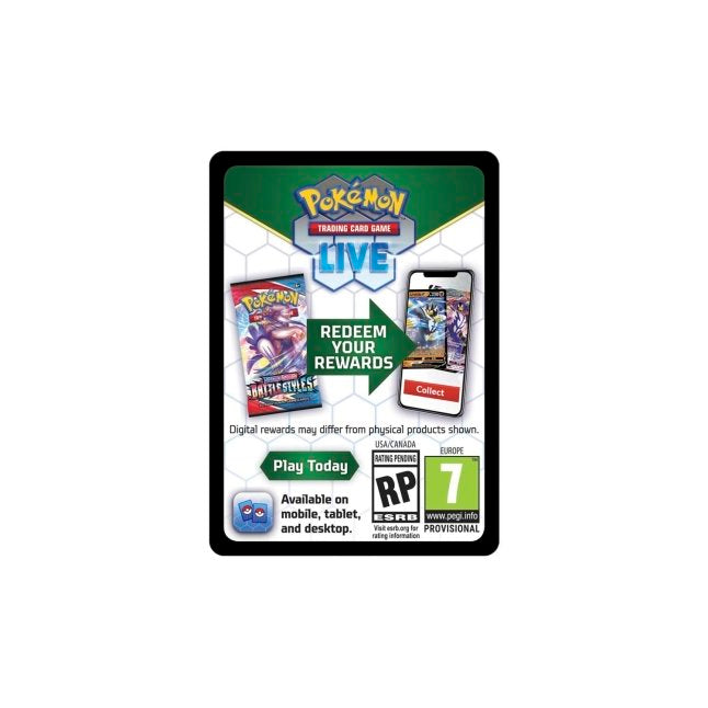 Picture of code card in Pokemon GO Pokemon Center Elite Trainer Box