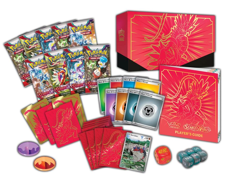 Picture of contents in Pokemon Scarlet & Violet Elite Trainer Box [Koraidon]
