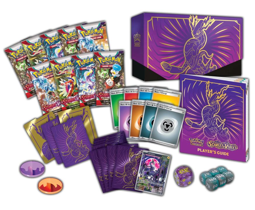Picture of contents in Pokemon Scarlet & Violet Elite Trainer Box [Miraidon]