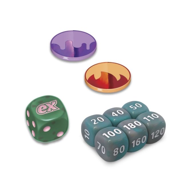 Picture of dice in Pokemon Scarlet & Violet Paradox Rift Pokemon Center Elite Trainer Box [Iron Valiant]