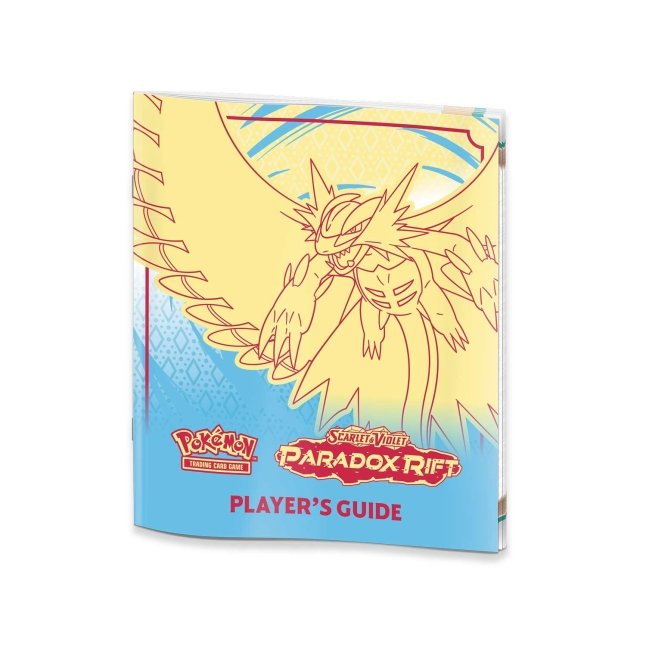 Picture of player's guide in Pokemon Scarlet & Violet Paradox Rift Pokemon Center Elite Trainer Box [Roaring Moon]
