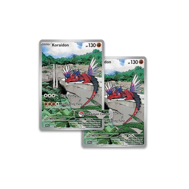 Picture of cards in Pokemon Scarlet & Violet Pokemon Center Elite Trainer Box [Koraidon]