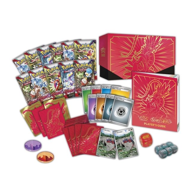 Picture of contents in Pokemon Scarlet & Violet Pokemon Center Elite Trainer Box [Koraidon]