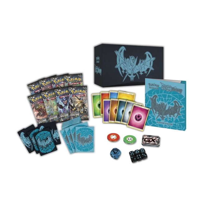Picture of contents in Pokemon Sun & Moon Ultra Prism Elite Trainer Box [Dawn Wings Necrozma]