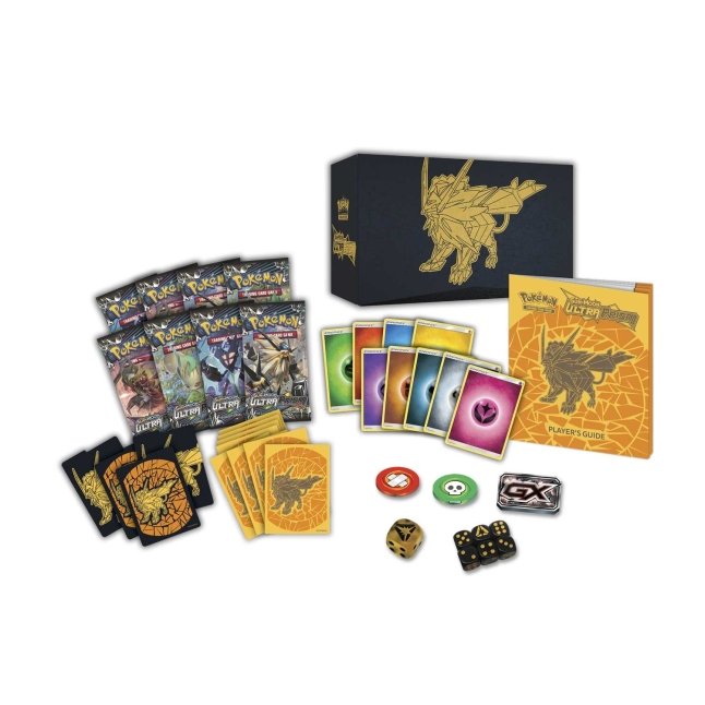 Picture of contents in Pokemon Sun & Moon Ultra Prism Elite Trainer Box [Dusk Mane Necrozma]