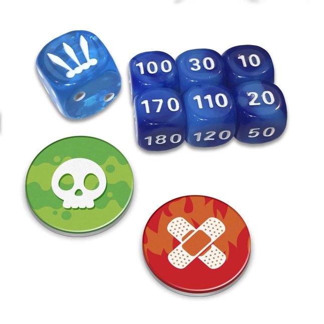 Picture of dice in Pokemon Sword & Shield Battle Styles Elite Trainer Box [Blue Rapid Strike Urshifu]