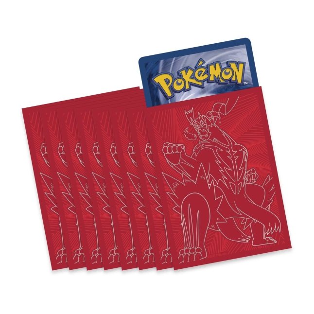 Picture of card sleeves in Pokemon Sword & Shield Battle Styles Elite Trainer Box [Red Single Strike Urshifu]