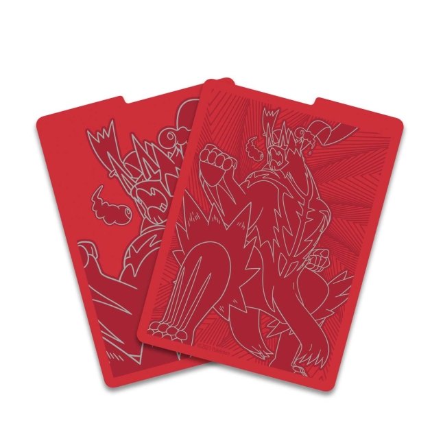 Picture of dividers in Pokemon Sword & Shield Battle Styles Elite Trainer Box [Red Single Strike Urshifu]