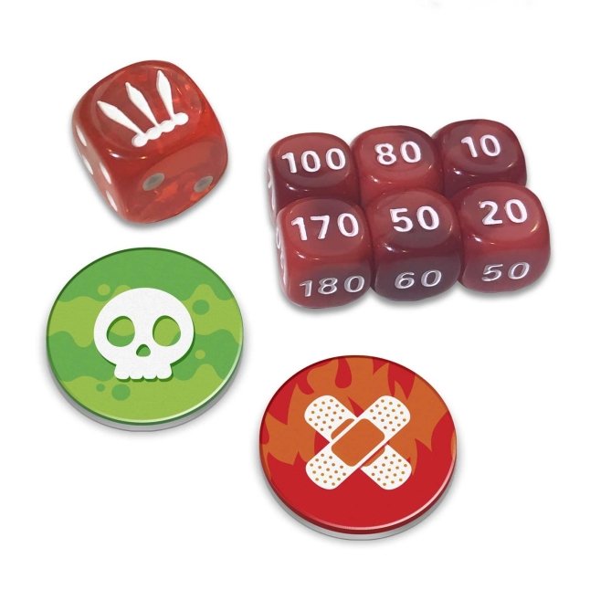 Picture of dice in Pokemon Sword & Shield Battle Styles Elite Trainer Box [Red Single Strike Urshifu]