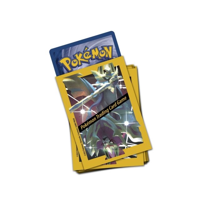 Picture of card sleeves in Pokemon Sword & Shield Crown Zenith Premium Figure Collection [Shiny Zamazenta]