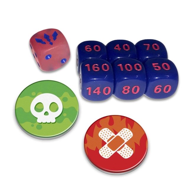 Picture of dice in Pokemon Sword & Shield Darkness Ablaze Elite Trainer Box