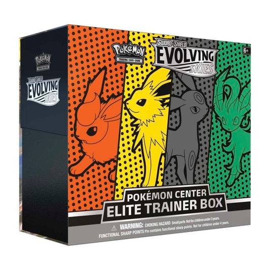 Picture of Pokemon Sword & Shield Evolving Skies Pokemon Center Elite Trainer Box [Flareon/Jolteon/Umbreon/Leafeon]
