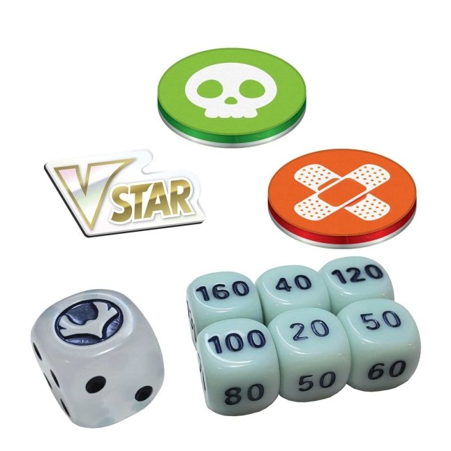 Picture of dice in Pokemon Sword & Shield Silver Tempest Pokemon Center Elite Trainer Box