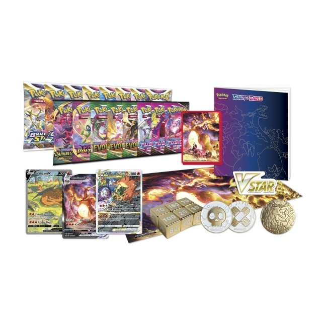 Picture of contents in Pokemon Sword & Shield Ultra Premium Collection [Charizard]