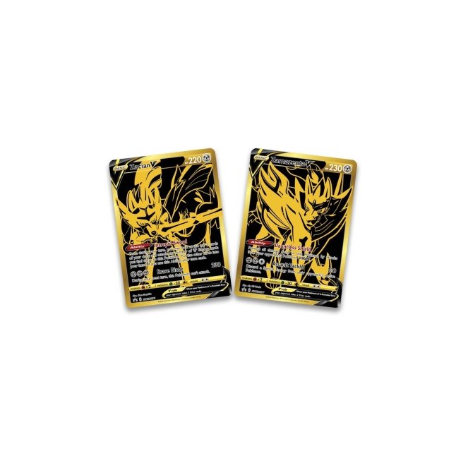 Picture of insert cards in Pokemon Sword & Shield Ultra Premium Collection [Zacian & Zamazenta]