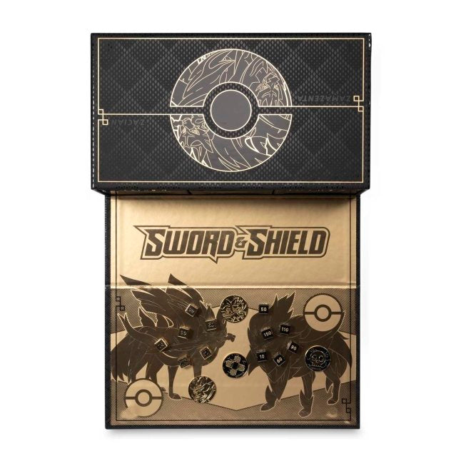 Picture of storage box top in Pokemon Sword & Shield Ultra Premium Collection [Zacian & Zamazenta]