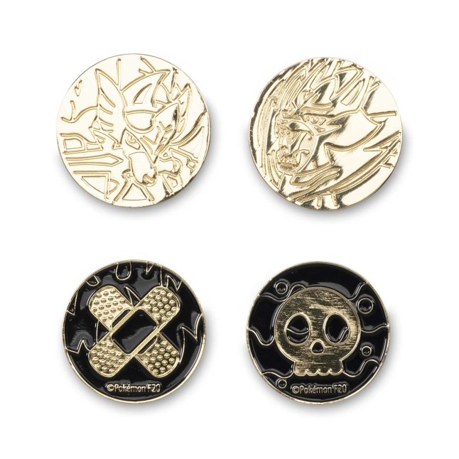 Picture of coins in Pokemon Sword & Shield Ultra Premium Collection [Zacian & Zamazenta]