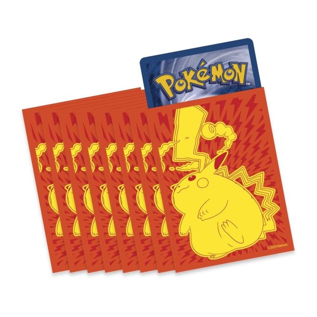 Picture of card sleeves in Pokemon Sword & Shield Vivid Voltage Elite Trainer Box