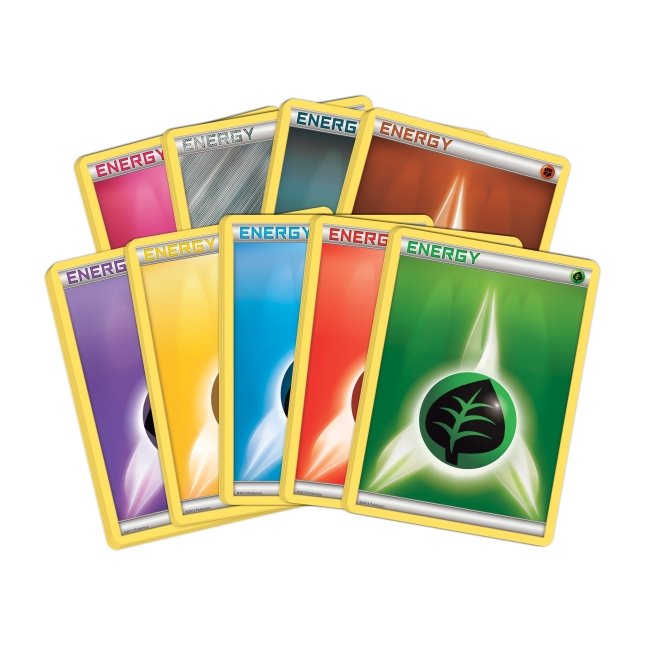 Picture of energy cards in Pokemon XY Breakpoint Elite Trainer Box