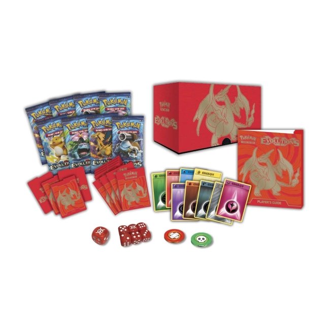 Picture of contents in Pokemon XY Evolutions Elite Trainer Box [Charizard]