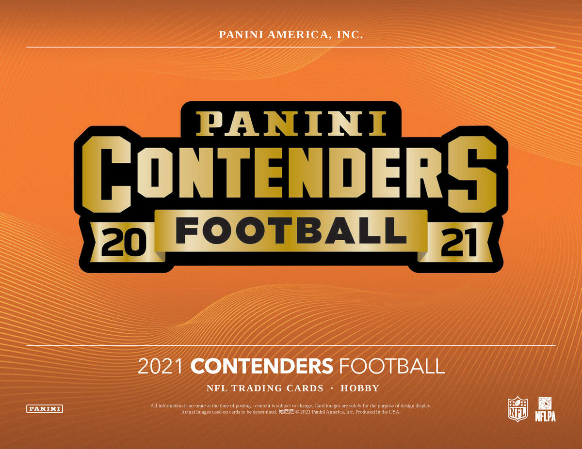 Picture of key players in 2021 Panini Contenders 1st Off The Line (FOTL) Football Hobby Box