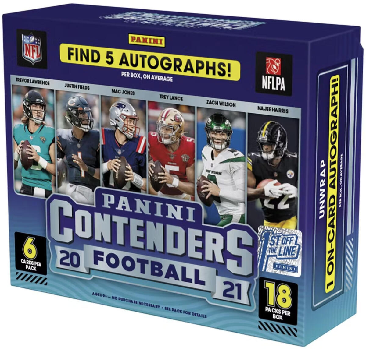 Picture of 2021 Panini Contenders 1st Off The Line (FOTL) Football Hobby Box